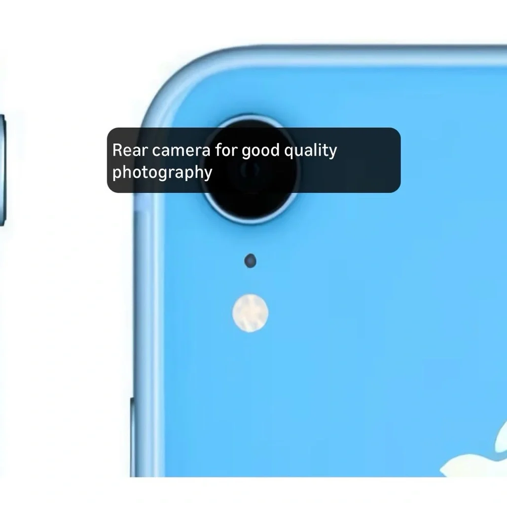 Apple iPhone XR,64GB, Blue - Unlocked (Renewed)